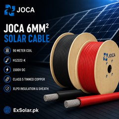 JOCA 6mm² H1Z2Z2-K XLPO Solar Cable — 90 Meter Coil