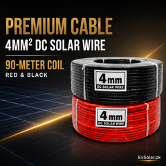 Premium Cable 4mm DC Solar Wire — 90m Coil