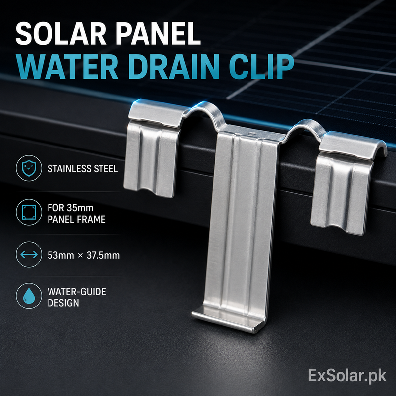 Solar Panel Water Drain Clip for 35mm Frame