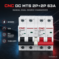 CNC YCB8-63PV DC MTS 2P+2P 63A Manual Changeover