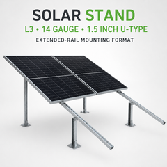 Solar Stand L3 14 Gauge 1.5-Inch U-Type