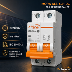 MORA AES-60H-DC C32 32A 2P 1000V DC Circuit Breaker