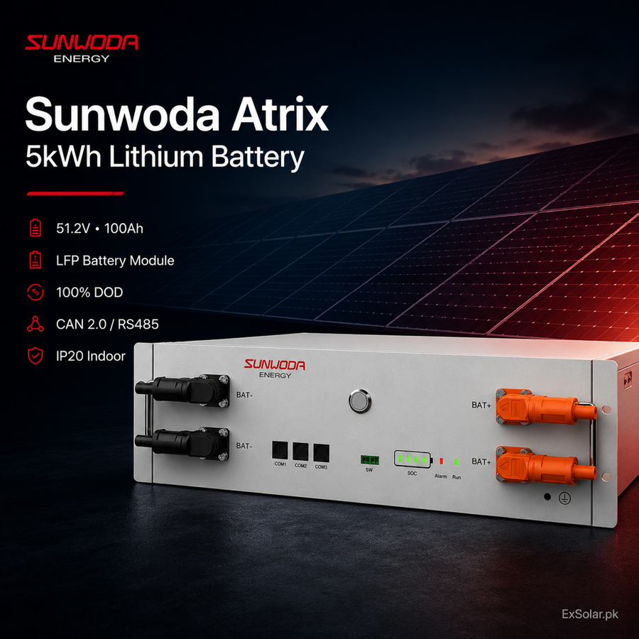 Sunwoda Energy Atrix-SE 5kWh 51.2V 100Ah Lithium Battery Module
