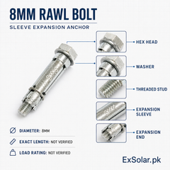 8mm Rawl Bolt Sleeve Expansion Anchor