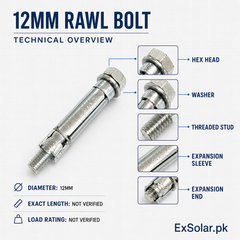 12mm Rawl Bolt Sleeve Expansion Anchor