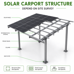 Solar Carport Structure