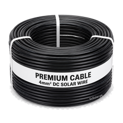 Premium Cable 4mm DC Solar Wire — 90m Coil