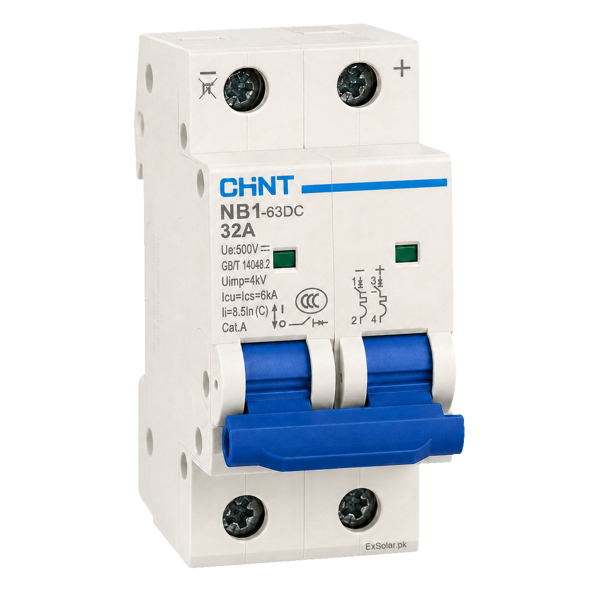 CHINT NB1-63DC 32A 2P 500V DC Circuit Breaker