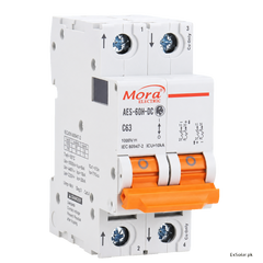MORA AES-60H-DC C63 63A 2-Pole 1000V DC Circuit Breaker