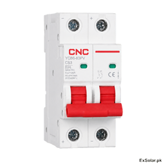 CNC YCB8-63PV C63 63A 2-Pole 500V DC Solar MCB