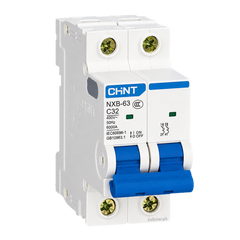 CHINT NXB-63 C32 32A 2-Pole 400V AC 6kA MCB