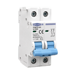 TOMZN TOB7Z-63 20A 2P 1000V DC Solar MCB