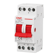 CNC YCBZ-40 40A 2-Pole Manual Changeover Switch