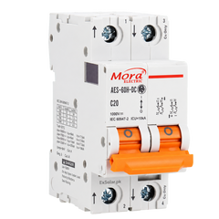 MORA AES-60H-DC C20 20A 2-Pole DC Circuit Breaker