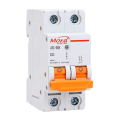 MORA AES-60H C63 63A 2-Pole 400V AC Circuit Breaker
