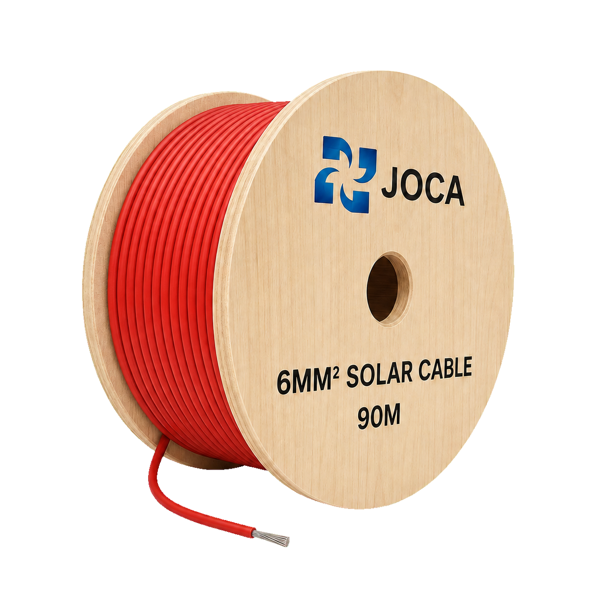 JOCA 6mm² H1Z2Z2-K XLPO Solar Cable — 90 Meter Coil