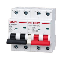 CNC YCB8-63PV DC MTS 2P+2P 63A Manual Changeover