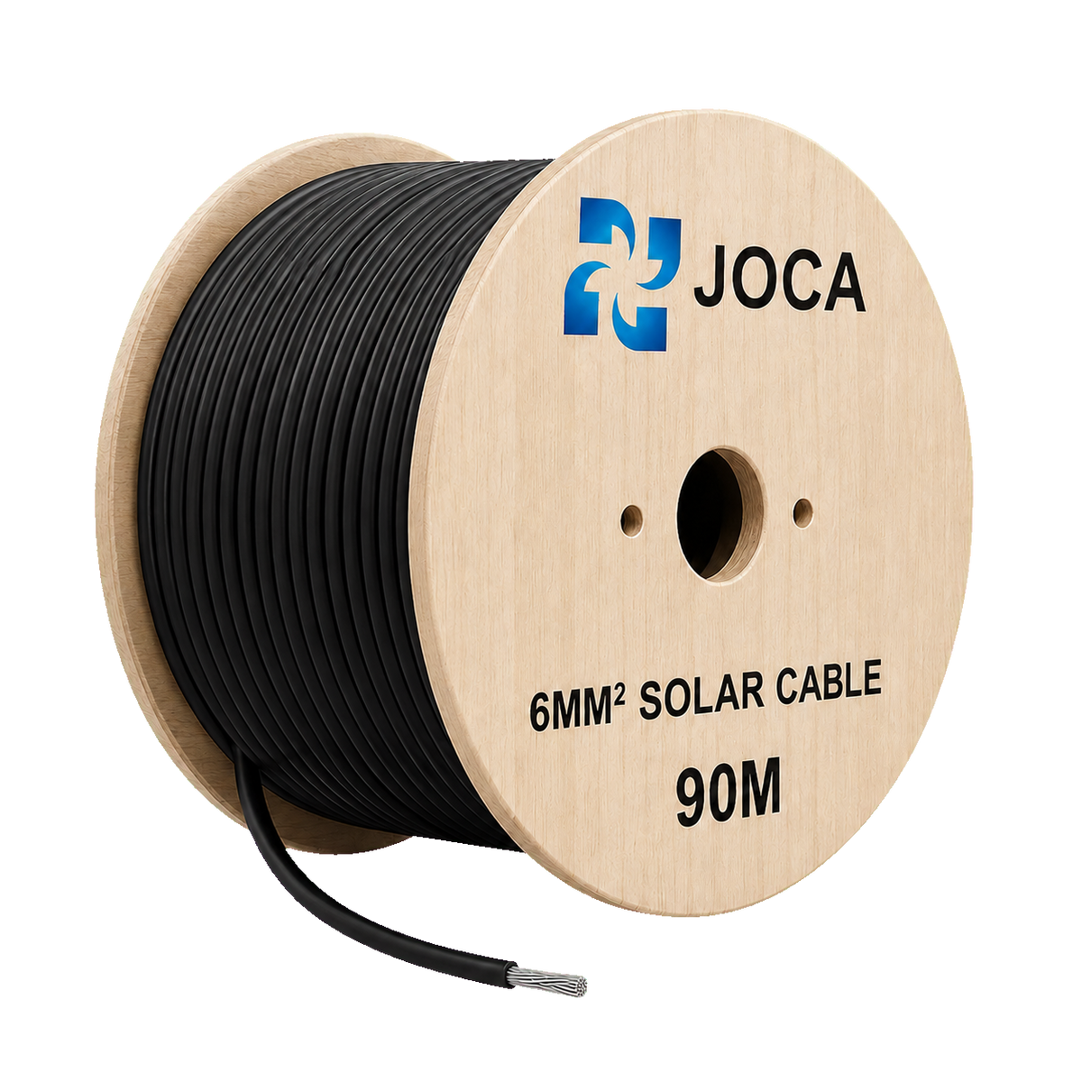 JOCA 6mm² H1Z2Z2-K XLPO Solar Cable — 90 Meter Coil