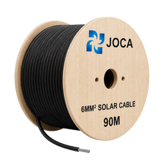 JOCA 6mm² H1Z2Z2-K XLPO Solar Cable — 90 Meter Coil
