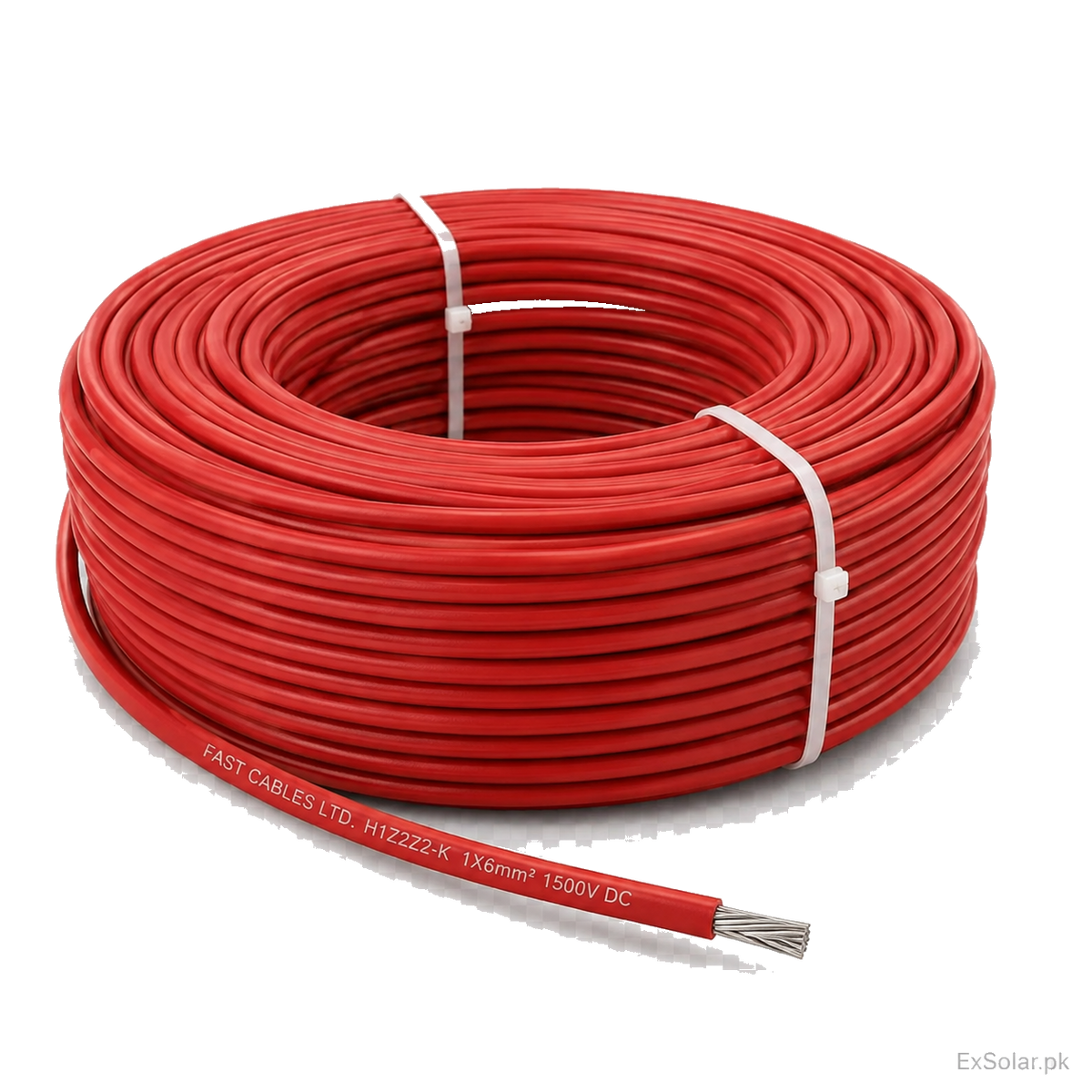 Fast Cables FastGreen 6mm² 1500V DC Solar Cable — 90m Seller Coil