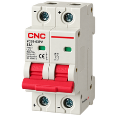 CNC YCB8-63PV 32A 2P 500V DC Solar MCB
