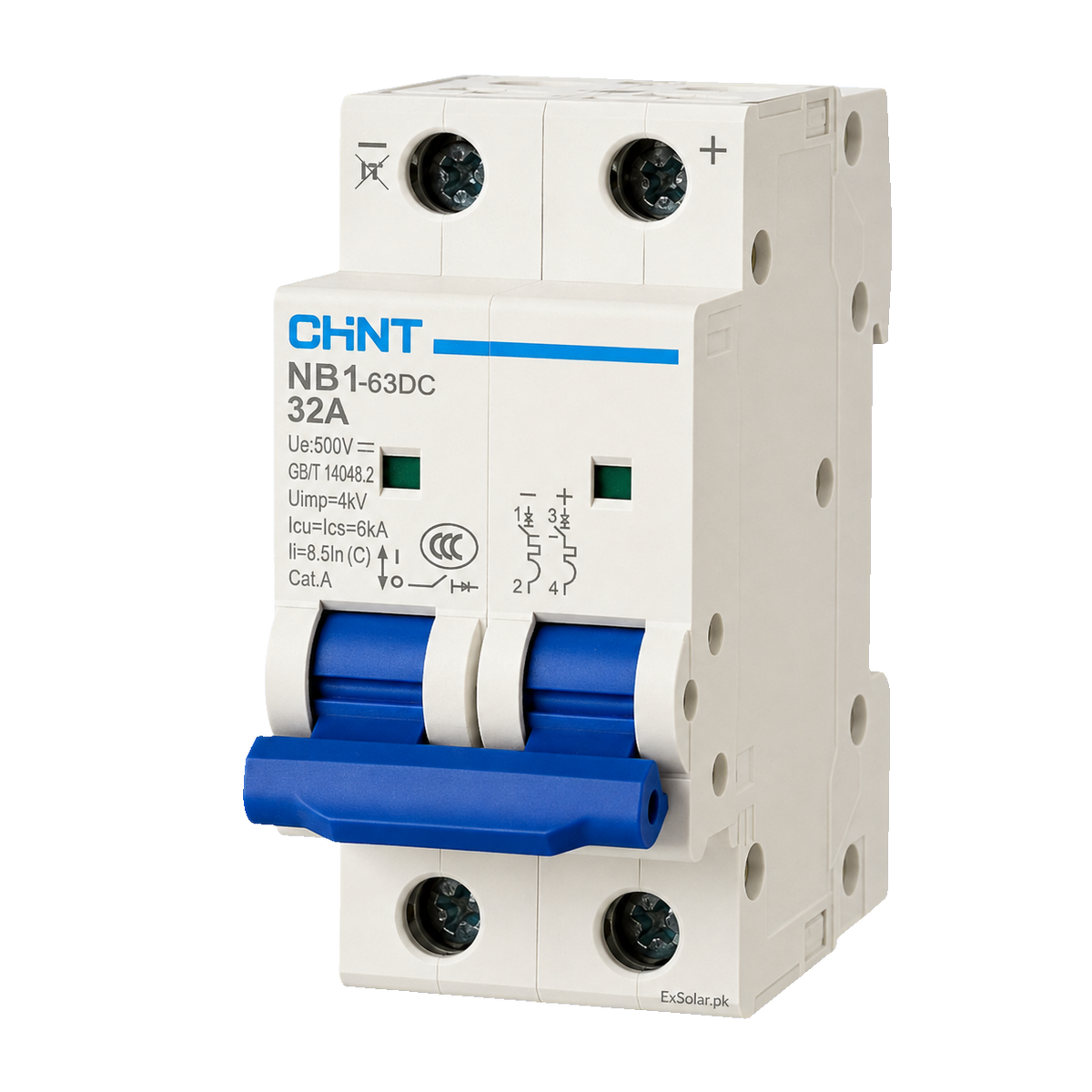 CHINT NB1-63DC 32A 2P 500V DC Circuit Breaker