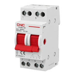 CNC YCBZ-40 40A 2-Pole Manual Changeover Switch
