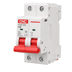CNC YCB7-63N C20 20A 2P 6kA AC Miniature Circuit Breaker