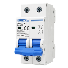 TOMZN TOB7Z-63 32A 2P 1000V DC Solar MCB