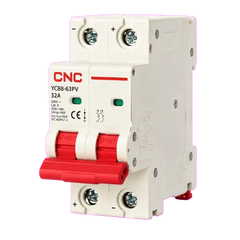 CNC YCB8-63PV 2-Pole 32A 500V DC Solar MCB Breaker