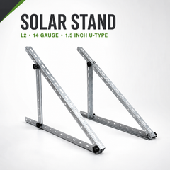Solar Stand L2 14 Gauge 1.5-Inch U-Type