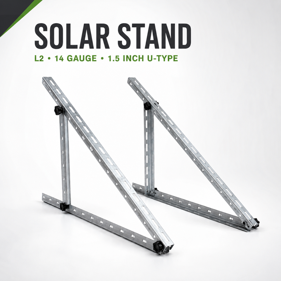 Solar Stand L2 14 Gauge 1.5-Inch U-Type